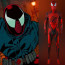 Spider-Man: Across the Spider-Verse Scarlet Spider Costume - Red Black Full Suit Mask Set Scarlet Spider Cosplay
