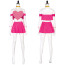 Villainous Miss Heed Costume - Pink Top Skirt Miss Heed Cosplay