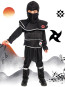 Boys Ninja Costume - Shirt Pants Mask Ninja Cosplay