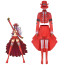 One Piece Belo Betty Costume - Red Shirt Skirt Hat Set Belo Betty Cosplay