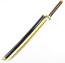 Demon Slayer Kaigaku Nichirin Sword Prop - Nichirin Sword Kaigaku Cosplay Costume Prop