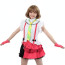 Love Live Superstar Rin Hoshizora Costume - Red White Shirt Skirt Full Set Rin Hoshizora Cosplay