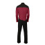 Star Trek The Next Generation TNG Red Uniform Cosplay Costume