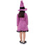 Girls Purple Witch Costume - Dress Hat Purple Witch Cosplay