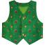 Kids Christmas Costume - Green Vest Hat Set Christmas Cosplay
