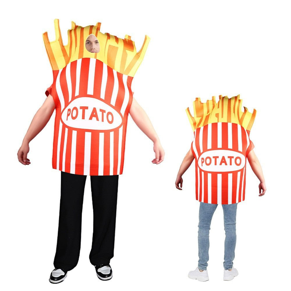 French Fries Costume - Suit Fries Cosplay