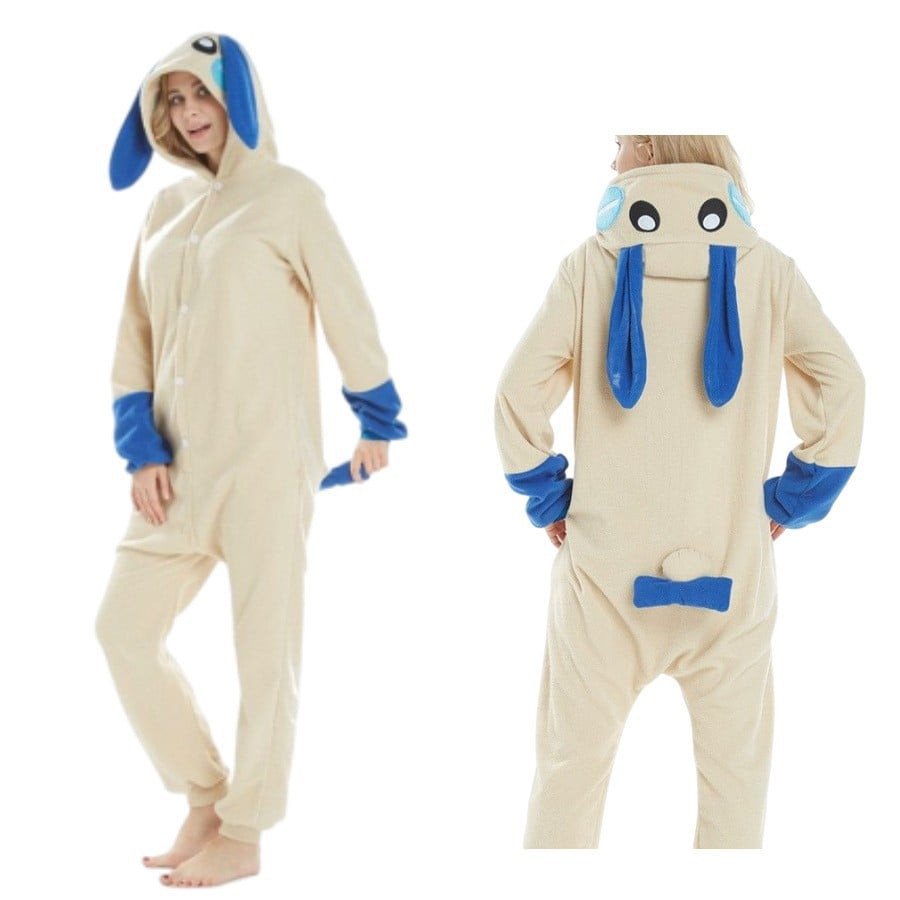 Pokemon Minun Costume - Onesie Jumpsuit Minun Cosplay
