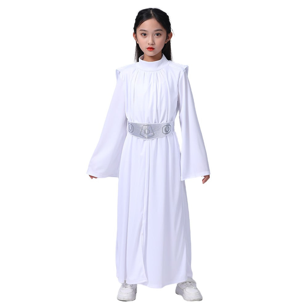 Girls Star Wars Princess Leia Costume - White Princess Leia Cosplay