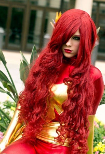 Jean Grey Phoenix Hair Wig For Adults