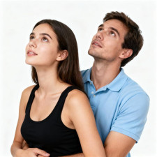 Coldplay Cheating Couple Costume Set - Women's Black Top Men's Blue Polo Shirt Cheating Coldplay Couple Cosplay