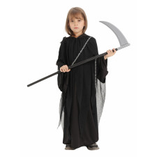 Kids Grim Reaper Costume - Black Cape Chain Grim Reaper Cosplay