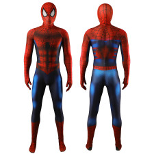 Spider-Man 2 Movie Spider-Man Cotume - Battle Pattern Bodysuit Mask Spider Man Cosplay