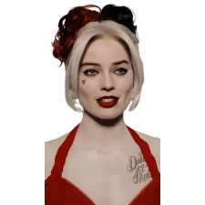 The Suicide Squad Harley Quinn Wig - Harley Quinn Cosplay Costume Wig Prop