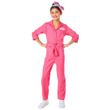 Barbie Costume - Girls Barbie Pink Power Jumpsuit Cosplay