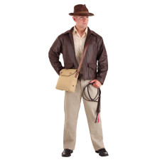 Indiana Jones Costume - Brown Leather Indiana Jones Cosplay Set