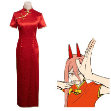 Chainsaw Man Power Costume - Cheongsam Power Cosplay