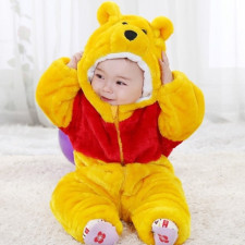 Baby Winnie the Pooh Costume InCharacter - Onesie Jumpsuit Winnie the Pooh Cosplay
