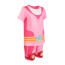 Girls Cosmicrew: Storm Force Rainbow Costume - Pink Shirt Set Rainbow Cosplay