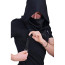 Rogue Cyberpunk Hood - Rogue Cloak Cyberpunk Cosplay Costume Mask Prop