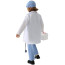 Kids Doctor Costume - Light Blue Scrub Suit and Coat Doctor Cosplay