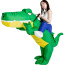 Riding Crocodile Inflatable Costume