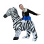 Riding Zebra Inflatable Costume