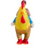 Riding Rooster Inflatable Costume - Riding Rooster Cosplay
