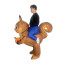 Riding Squirrel Inflatable Costume - Riding Squirrel Cosplay