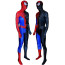 The Amazing Spider-Man Symbiote Suite Costume - Red Black Bodysuit Mask Spider Man Cosplay