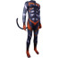 Black Fox Costume - Bodysuit Animal Black Fox Cosplay