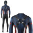 Marvel 1943: Rise of Hydra Captain America Costume - Bodysuit Mask Set Captain America Cosplay