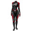Marvel Rivals Invisible Woman Costume - Black Red Bodysuit Invisible Woman Cosplay