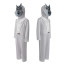 The Bad Guys Mr Wolf Costume - White Bodysuit Mask Mr. Wolf Cosplay