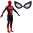 Marvel Rivals Scarlet Spider Costume - Black Red Bodysuit Mask Scarlet Spider Man Cosplay