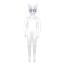 Sprunki Incredibox Wenda Costume - Bodysuit White Sprunki Cosplay
