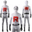 Pokemon Team Rocket Spider-Man Crossover Costume - Bodysuit Team Rocket Spider-Man Crossover Cosplay
