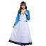 Silent Witch Monica Everett Costume - White Blue Dress Monica Everett Cosplay