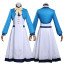 Silent Witch Monica Everett Costume - White Blue Dress Monica Everett Cosplay