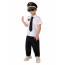 Boys Airline Pilot Costume - Shirt Pants Hat Pilot Cosplay