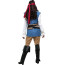 Disney Pirates of the Caribbean Jack Sparrow Pirate Girls Costume - Blue Shirt Pants Set Pirate Cosplay
