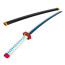 Demon Slayer Giyu Tomioka Blue Nichirin Blade Prop - Blue Nichirin Blade Giyu Tomioka Cosplay Costume Prop