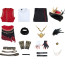 Identity V Prospector Deluxe Costume - Red Black White Coat Set Prospector Cosplay