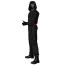 Kids Squid Game Masked Officer Costume - Black Jumpsuit Mask Set Masked Guard Cosplay