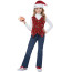 Kids Christmas Costume - Red Vest Hat Set Christmas Cosplay