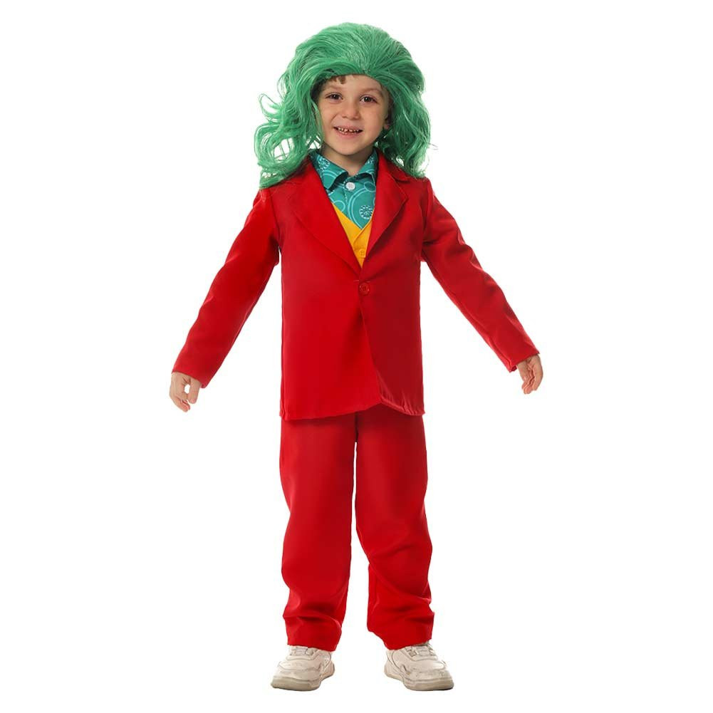 Kids Joker Folie a Deux Joker Costume - Red Suit Set Joker Cosplay