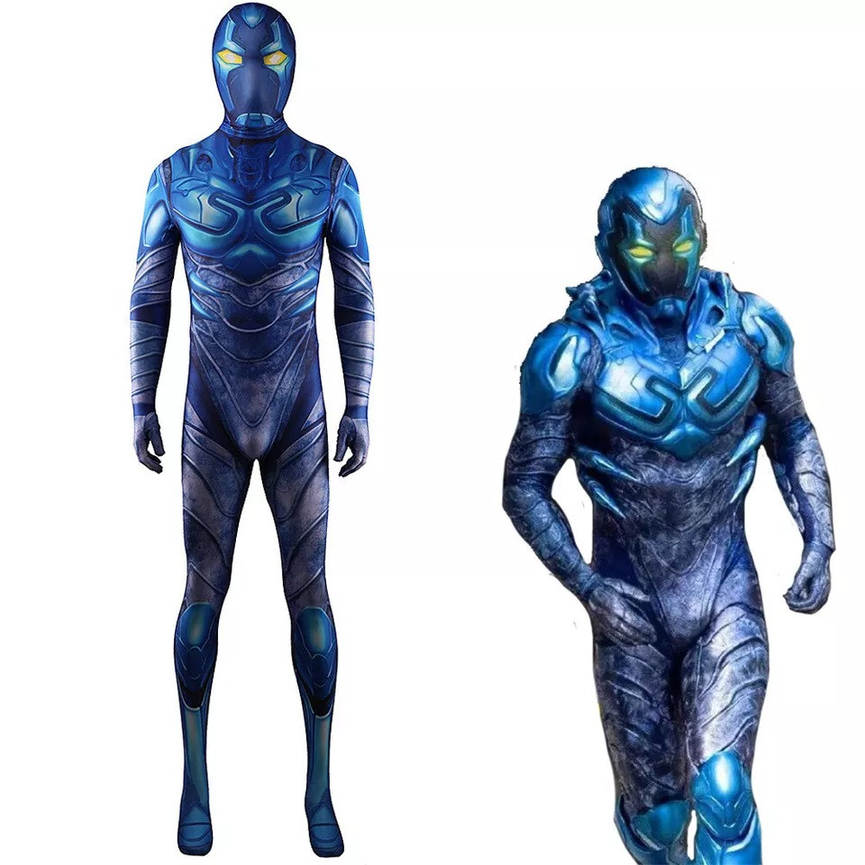Blue Beetle Bug Costume - Bodysuit Blue Beetle Cosplay