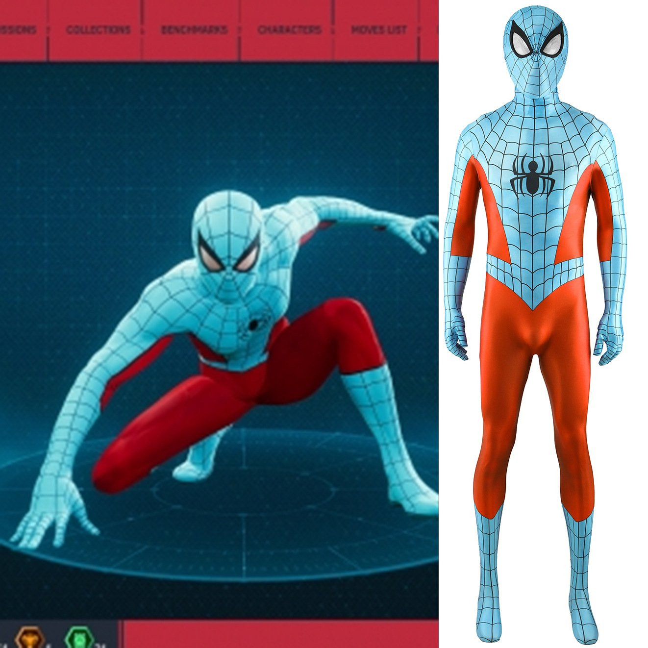 Super Spidey Stories #25 Spider-Man WebMan Costume - Bodysuit Super Spidey Stories #25 Spider-Man Cosplay