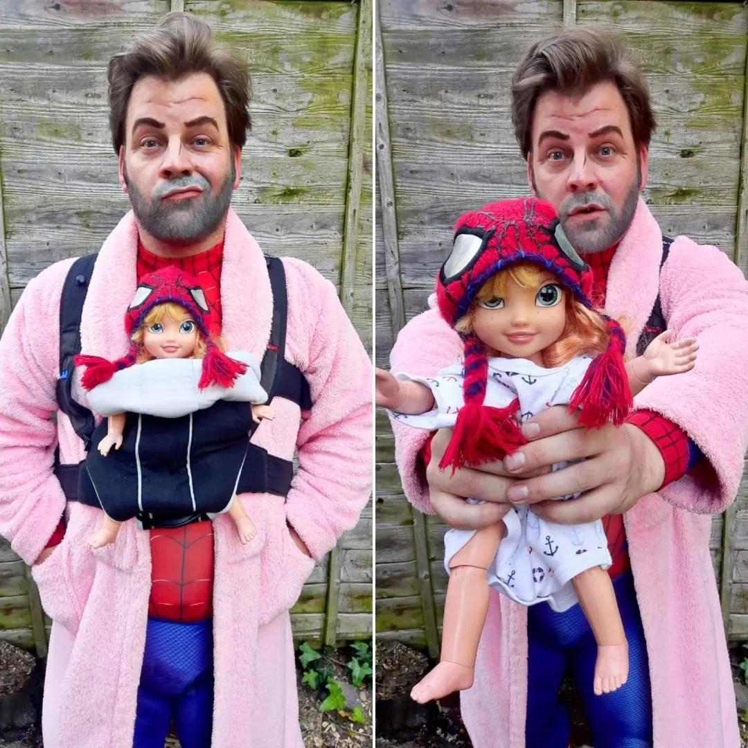 Spider Man Across The Spider Verse Peter B Parker Costume - Peter B Parker Cosplay