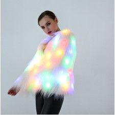 LED Fur Scarf
