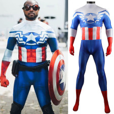 The Falcon and the Winter Soldier Sam Wilson Costume - Bodysuit Sam Wilson Cosplay